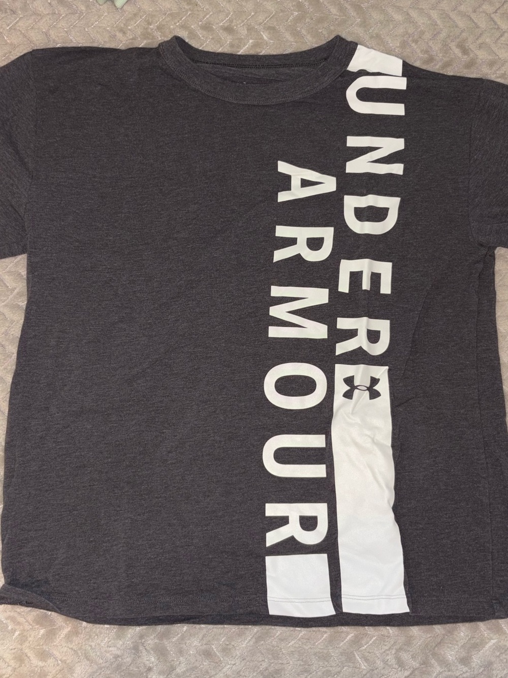 Under Armour Black Girlfriend Tee with White Print